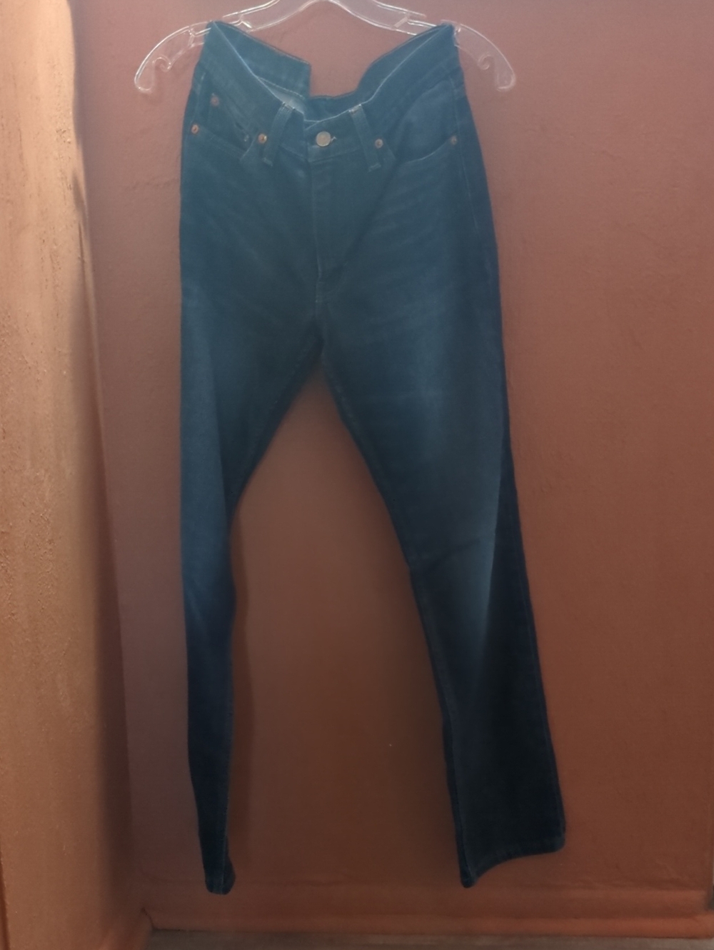 Levi's Navy Slim Straight Jeans